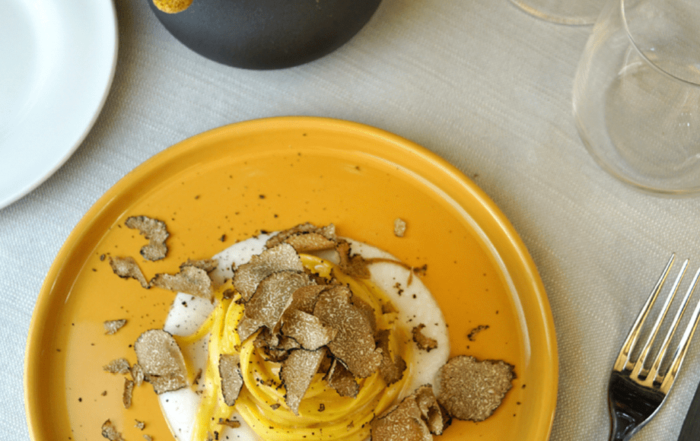 truffle tagliolini - belé restaurant